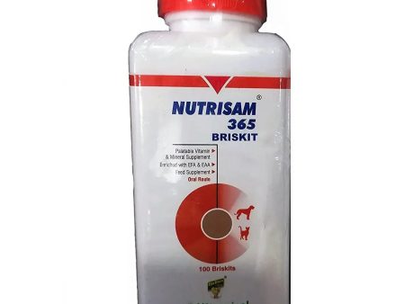 Nutrisam Briskit Dogs and Cats Health Supplement -100Tab Online Hot Sale