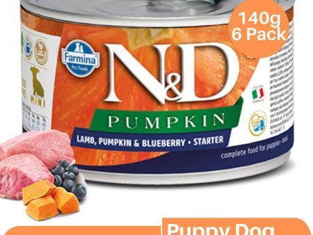 Farmina N&D Prime Wet Dog Food (Puppy Mini Breed | Lamb, Pumpkin & Blueberry, 140G, Pack of 6) For Cheap