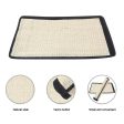 Yeldou 2Pcs Cat Scratching Mat,Natural Sisal Sofa Shield Pet Furniture Cover Washable and Durable,Adhesive Pet Scratch Guard for Sofa Wall Mattress Car Seat Protect Discount