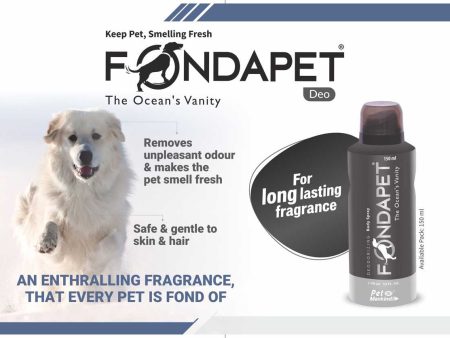 Pet Mankind Fondapet The Oceans Vanity Deodorizing Body Dog Spray 150 ml Sale