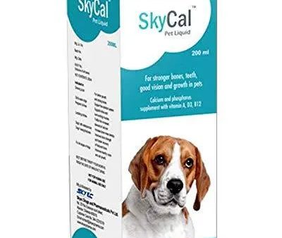 Skycal Calcium Pet Liquid (200 ml) Hot on Sale