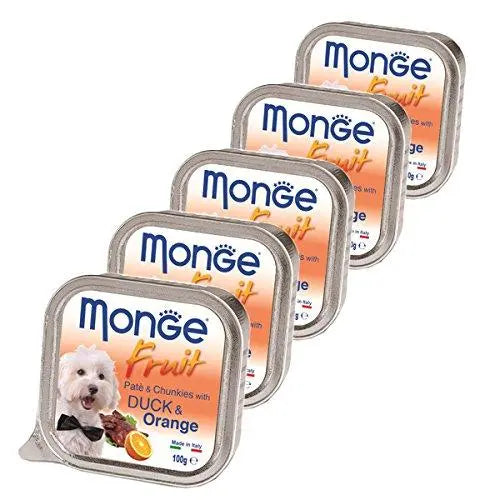 Monge Fruit - Pate and Chunkies with Duck and Orange(Pack of 5) Online Sale