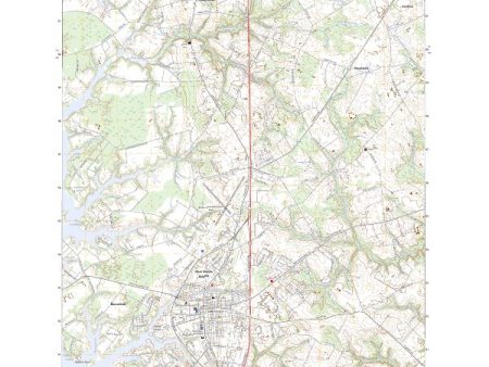 US Topo 7.5-minute map for Easton MD Cheap