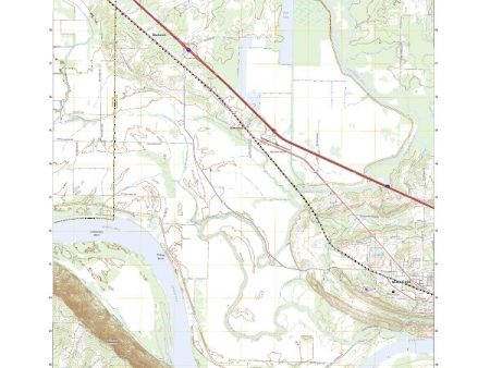 US Topo 7.5-minute map for Morrilton West AR Sale