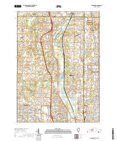 USGS US Topo 7.5-minute map for Wadsworth ILWI 2021 Sale