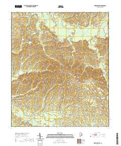 USGS US Topo 7.5-minute map for Warriorstand AL 2020 Sale