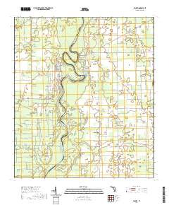 USGS US Topo 7.5-minute map for Wannee FL 2021 Online Hot Sale