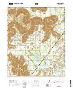 USGS US Topo 7.5-minute map for Wannville AL 2020 Sale