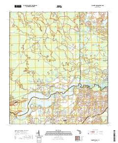 USGS US Topo 7.5-minute map for Yankeetown SE FL 2021 Online Sale