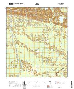 USGS US Topo 7.5-minute map for Wacissa FL 2021 Online Hot Sale