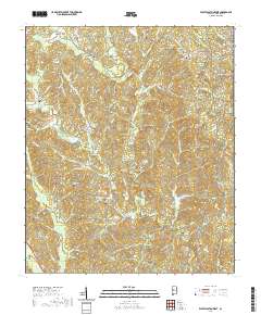 USGS US Topo 7.5-minute map for West Blocton West AL 2020 Sale