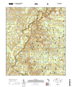 USGS US Topo 7.5-minute map for Ward FL 2021 Fashion