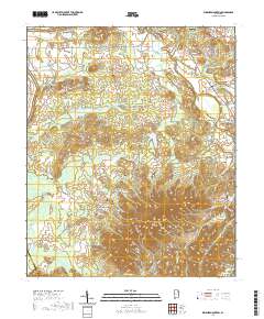 USGS US Topo 7.5-minute map for Weisner Mountain AL 2020 Online Sale