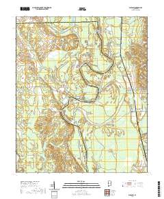 USGS US Topo 7.5-minute map for Warsaw AL 2020 For Cheap