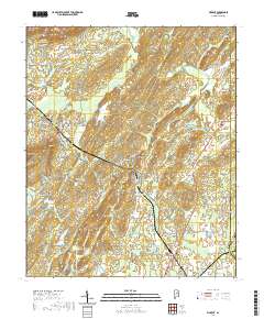 USGS US Topo 7.5-minute map for Vincent AL 2020 Supply