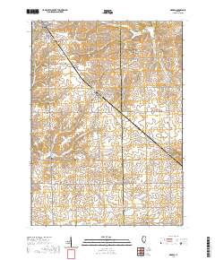 USGS US Topo 7.5-minute map for Warren IL 2021 For Discount