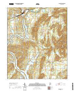 USGS US Topo 7.5-minute map for Wilsonville AL 2020 on Sale