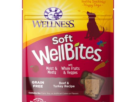 Wellness Soft WellBites Beef & Turkey Recipe Grain Free Dog Treats 6oz Online now