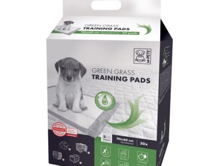 15% OFF: M-Pets Green Grass Puppy Training Dog Pee Pads 90 x 60cm 30pc Online Sale