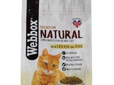 Webbox Natural Chicken & Duck Adult Dry Cat Food Supply