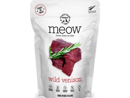 BUNDLE DEAL : MEOW Wild Venison Grain-Free Freeze Dried Raw Cat Food 280g Online