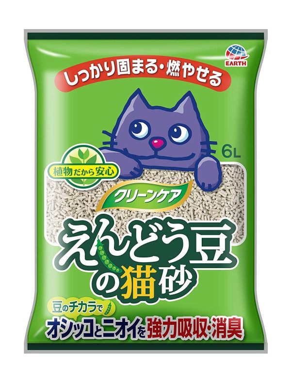 Earth Pet Green Pea Original Cat Litter 6L Online Hot Sale