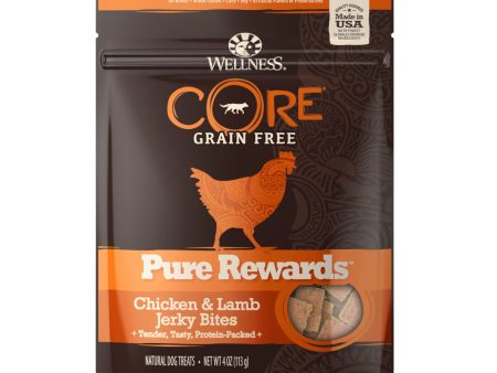 Wellness Core Pure Rewards Chicken & Lamb Jerky Grain Free Dog Treats 4oz Cheap