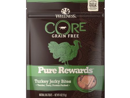 Wellness Core Pure Rewards Turkey Jerky Grain Free Dog Treats 4oz Supply