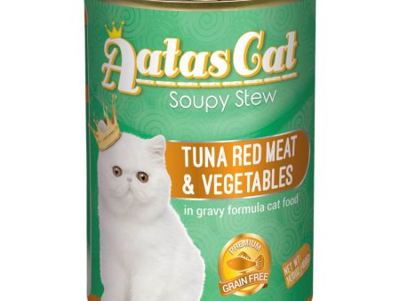 Aatas Cat Soupy Stew Tuna Red Meat With Vegetables In Gravy Grain-Free Adult Canned Cat Food 400g Online Hot Sale