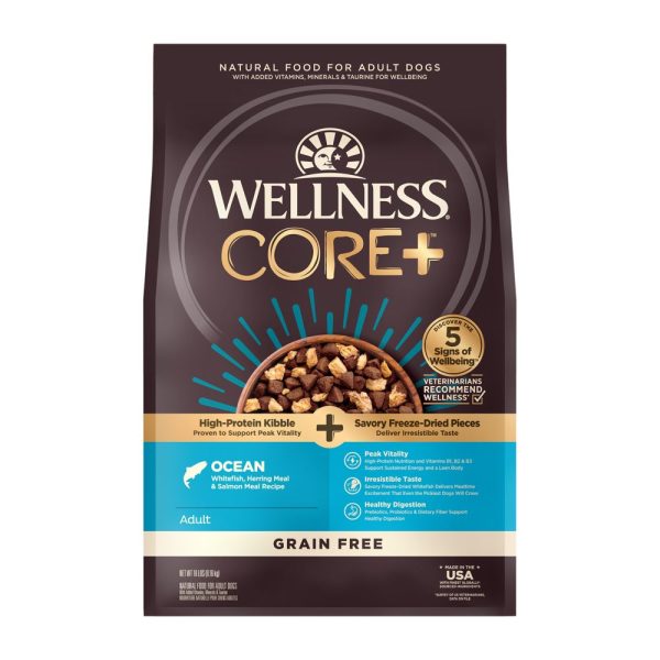 20% OFF: Wellness CORE+ (RawRev) Ocean Adult Grain-Free Dry Dog Food Online now